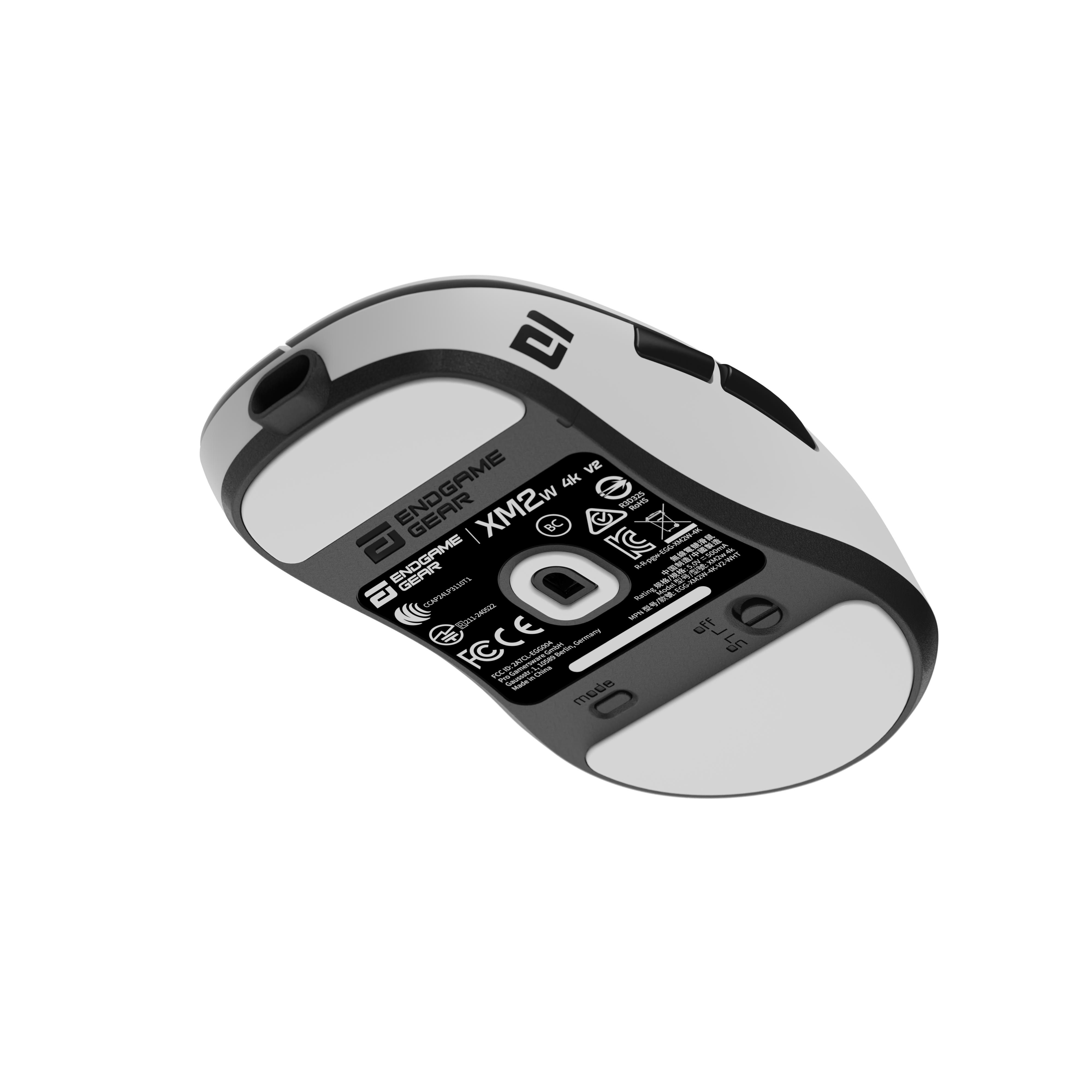 Endgame Gear - Rato Gaming Endgame Gear XM2w 4k V2 Wireless - Branco