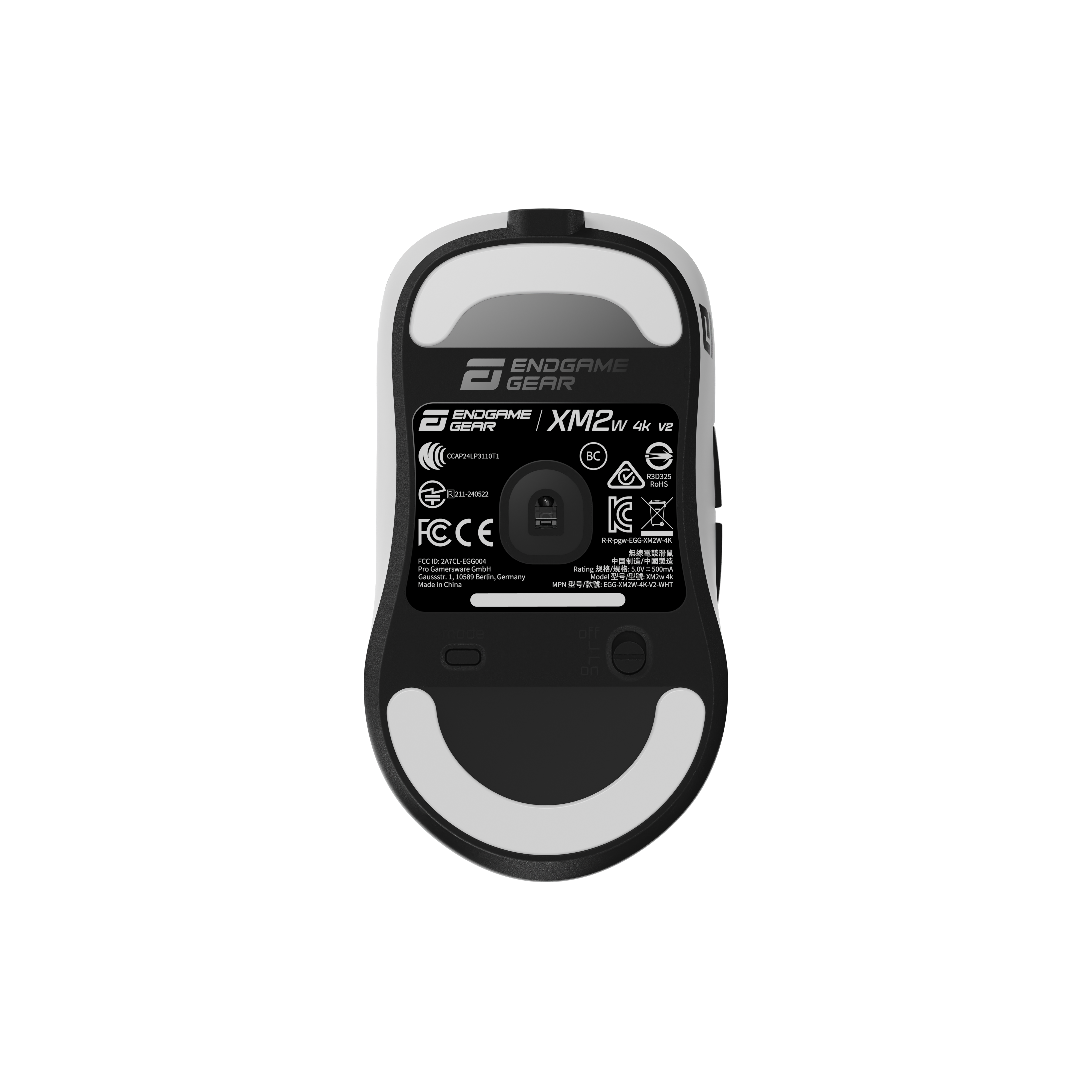 Endgame Gear - Rato Gaming Endgame Gear XM2w 4k V2 Wireless - Branco