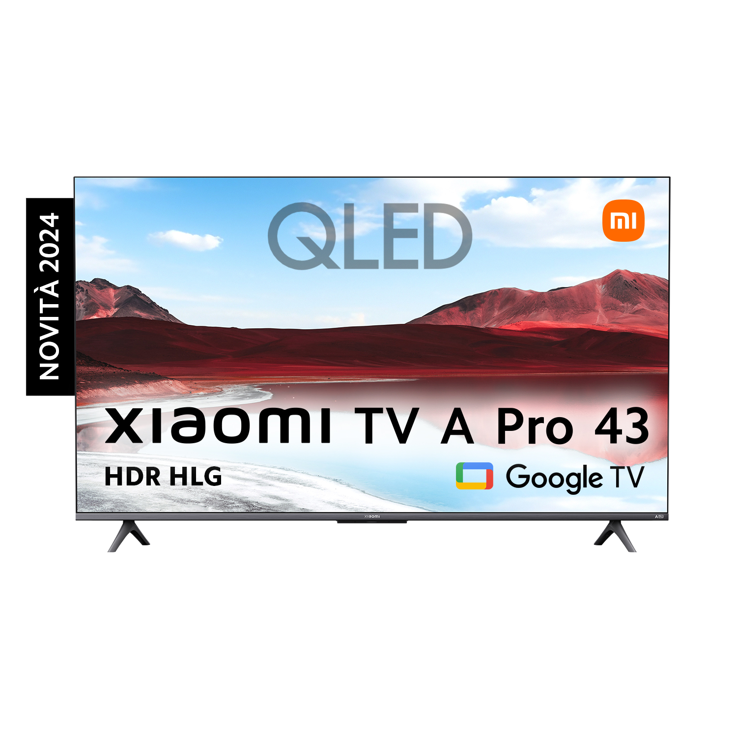 Xiaomi - Televisão Xiaomi TV A Pro 43" 2025 QLED UltraHD 4K Google TV