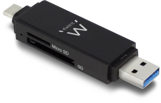 Picture of Picture of Leitor de Cartões Ewent All-in-One USB 3.1 Gen 1 Tipo C / Tipo A