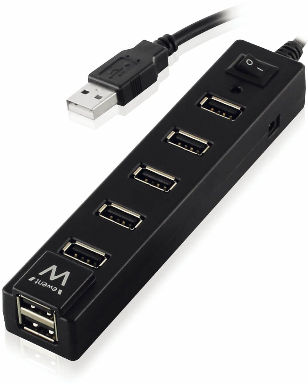 Ewent - Hub USB Ewent 7 Portas USB 2.0 Botão On/Off