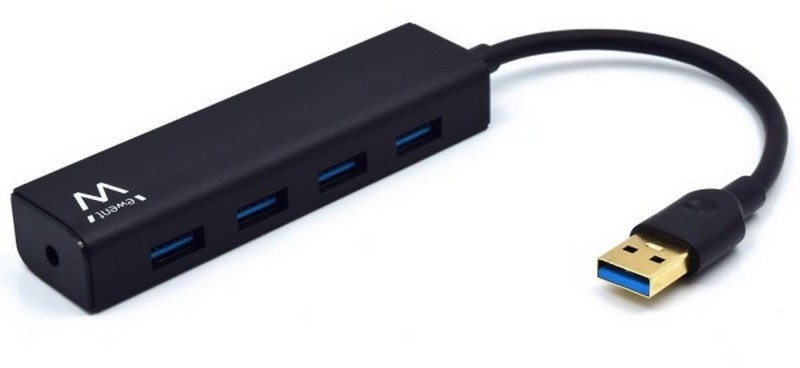Ewent - Hub USB Ewent 4 Portas USB 3.1 Gen 1 Com Alimentação