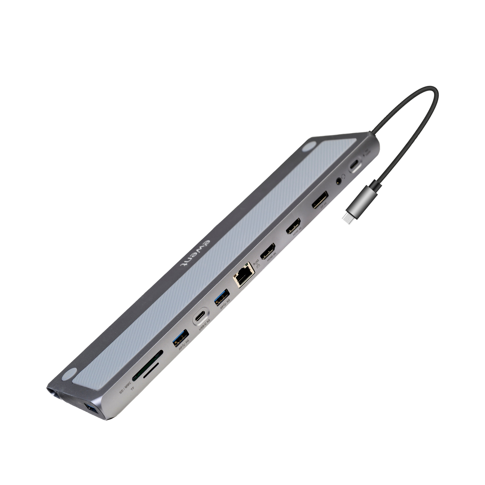 Picture of Picture of Docking Station Ewent EW1150 USB-C 12-em-1 Cinza