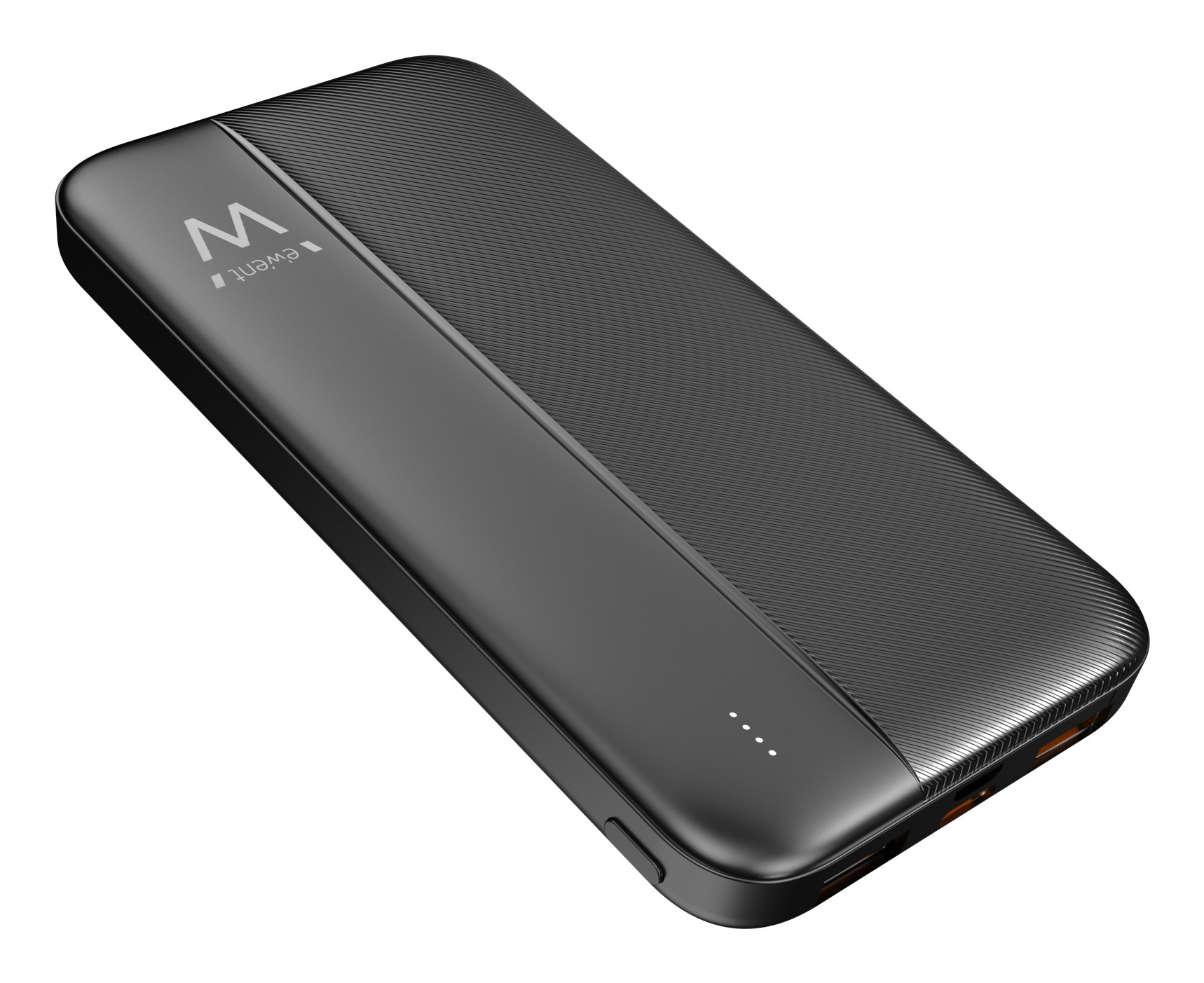 Ewent - Powerbank Ewent EW1161 10000mAh Thin PD 22.5W Fast Charging Preta