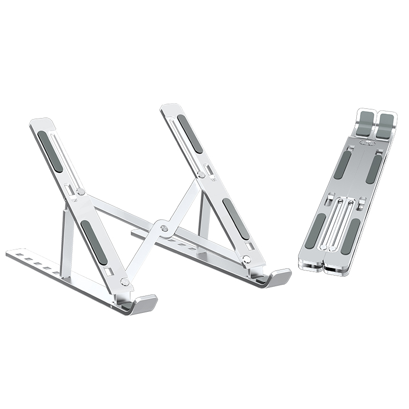 Ewent - Suporte Ewent EW1266 Aluminum Folding Laptop Stand Cinza