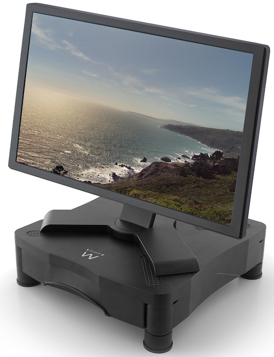 Ewent - Base Para Monitor Ewent EW1280 C/Gaveta