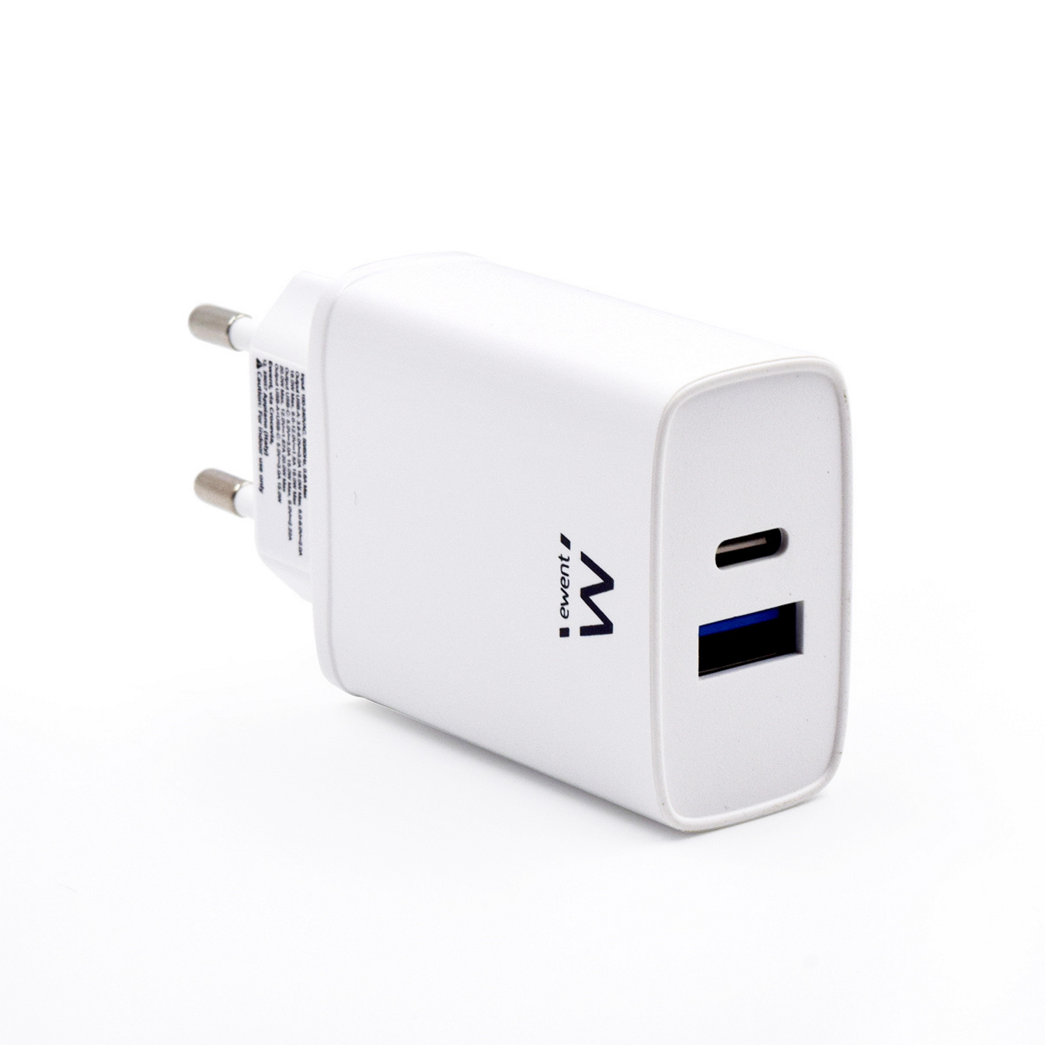 Picture of Picture of Carregador Ewent USB-C / QC3.0 Fast Charger 20W Branco