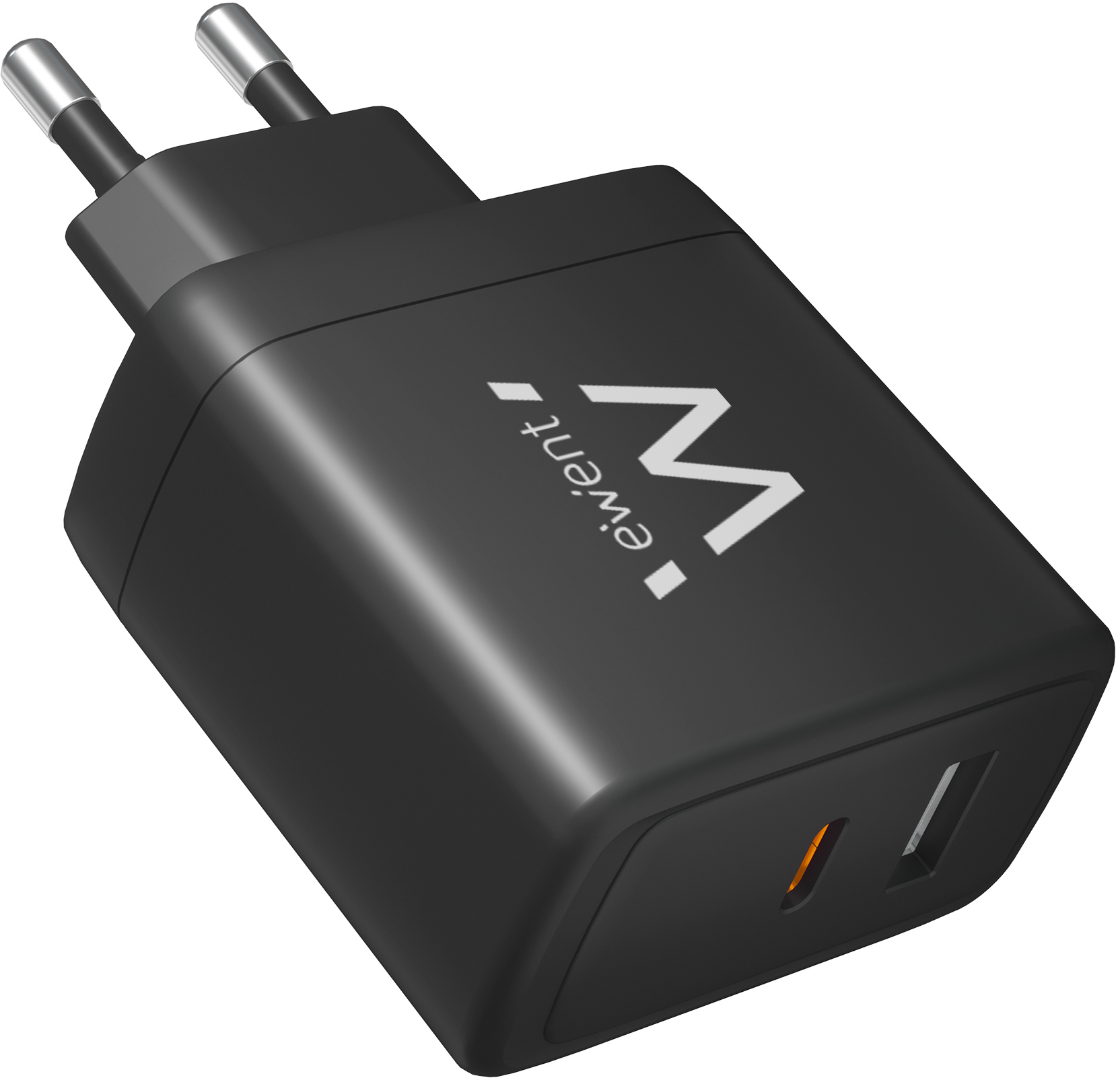 Picture of Picture of Carregador Ewent EW1330 USB-C/USB-A GaN Fast Charger 65W Preto