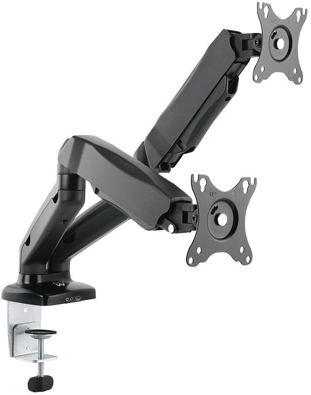 Ewent - Suporte de Mesa 13" a 27" Ewent EW1516 Duplo Articulado
