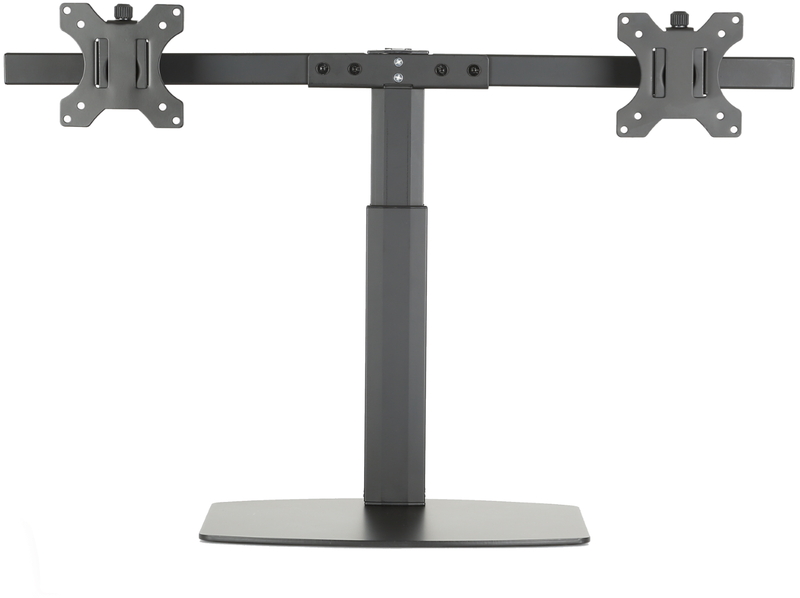 Ewent - Suporte de Mesa Tabletop 13" a 32" Ewent EW1538 Duplo c/Base e Elevação