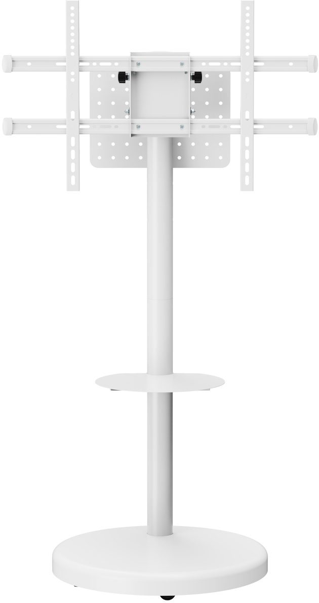 Ewent - Suporte Móvel de Chão Ewent EW1550 Heavy-Duty Mobile TV Floor Stand 37" - 86" Branco