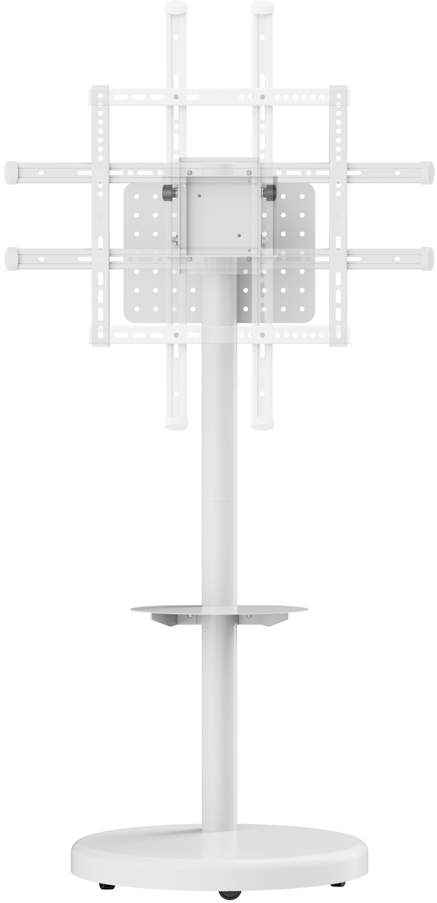 Ewent - Suporte Móvel de Chão Ewent EW1550 Heavy-Duty Mobile TV Floor Stand 37" - 86" Branco