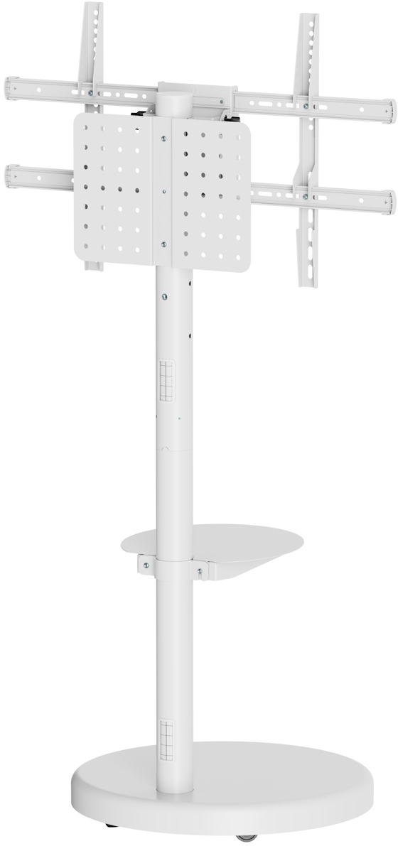 Ewent - Suporte Móvel de Chão Ewent EW1550 Heavy-Duty Mobile TV Floor Stand 37" - 86" Branco