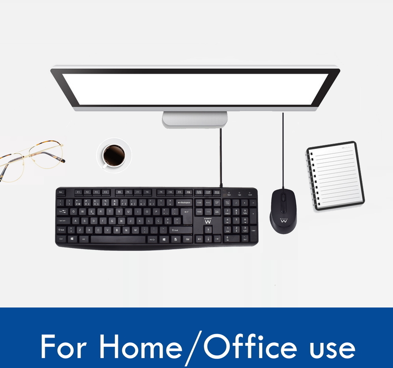 Ewent - Teclado + Rato Ewent PT Preto