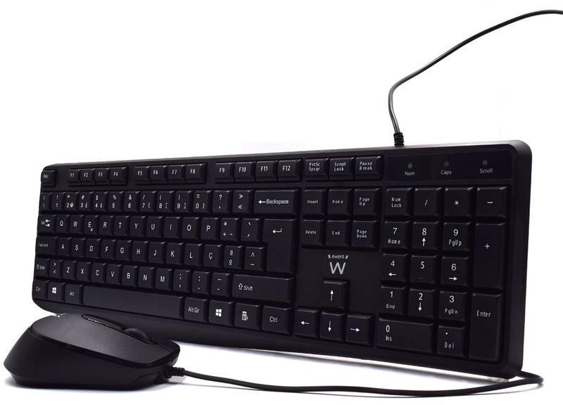 Ewent - Teclado + Rato Ewent PT Preto