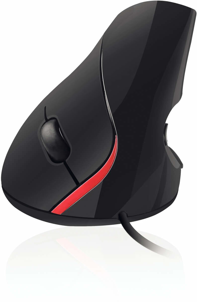 Ewent - Rato Vertical Ewent 1000 DPI Ergonómico USB 2.0 Preto