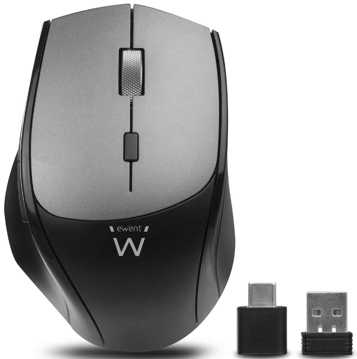 Ewent - Rato Ewent EW3245 Wireless Dual Connect (USB-A e USB-C) 2400DPI Preto