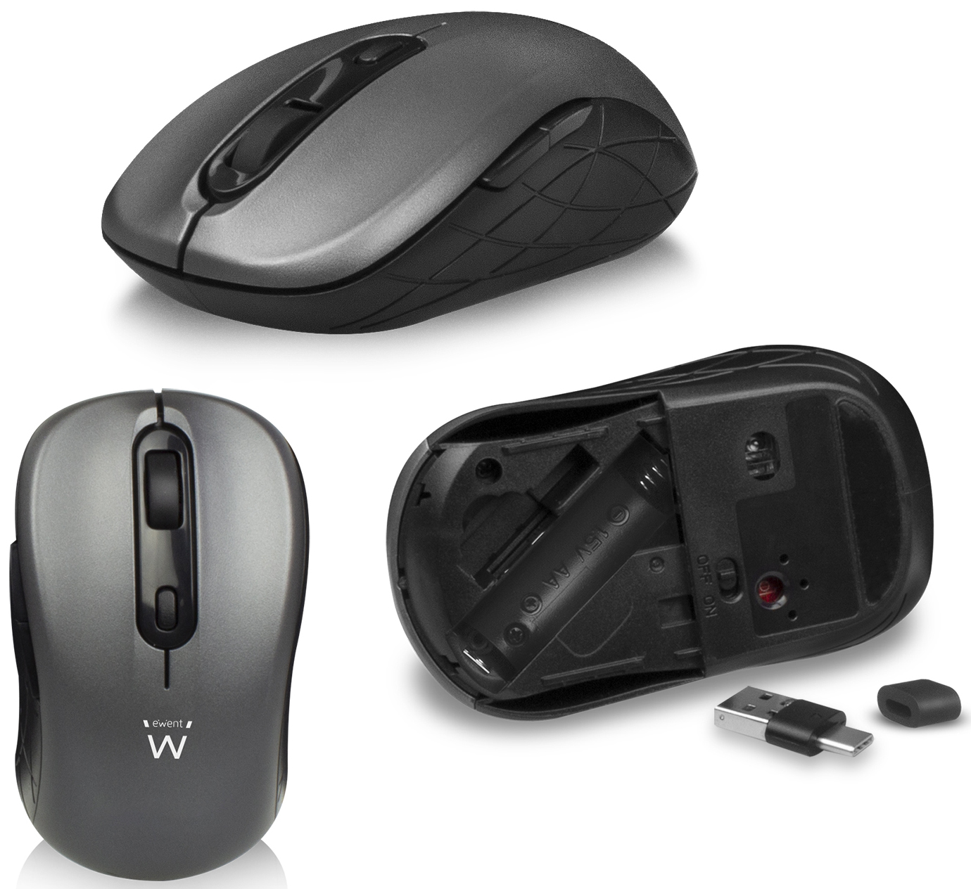 Ewent - Teclado + Rato Ewent EW3259 Wireless Silent (PT)