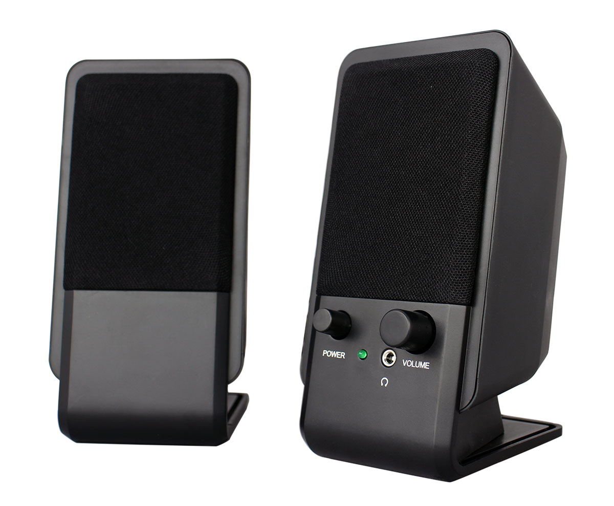 Ewent - Colunas Ewent EW3528 Estéreo 2.0 12W RMS Pretas