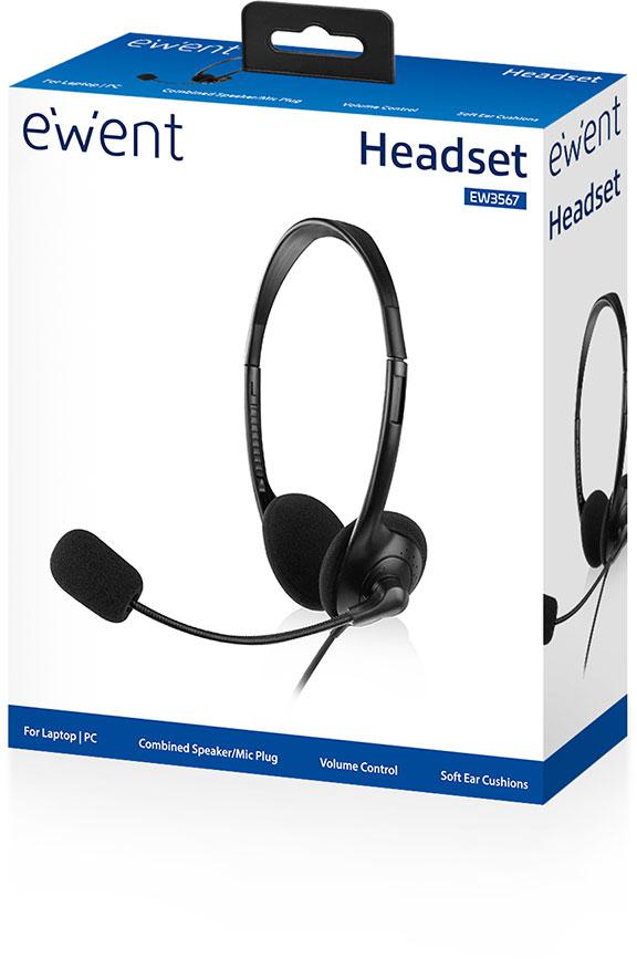Ewent - Headset Ewent EW3567 Preto