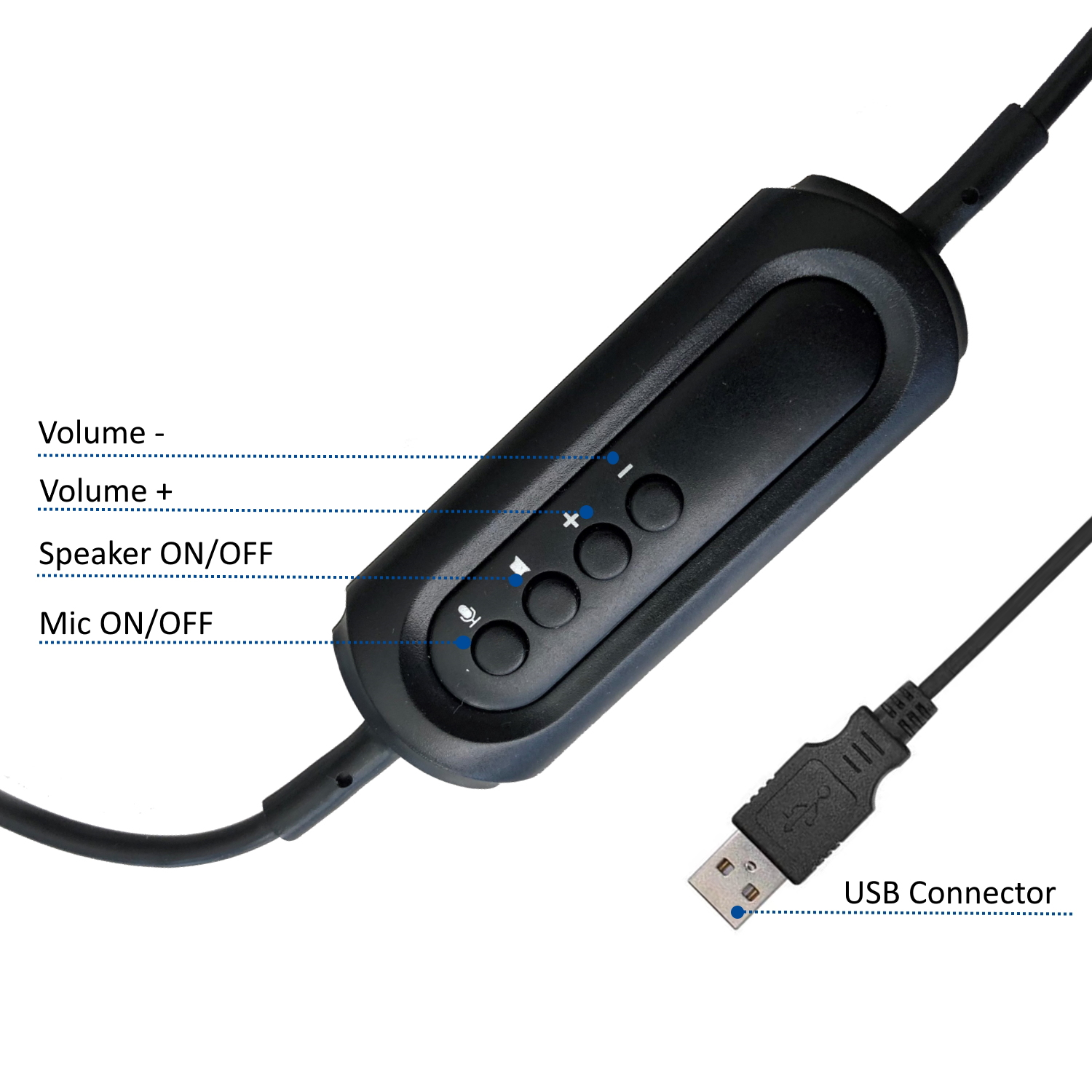 Ewent - Headset Ewent EW3568 USB
