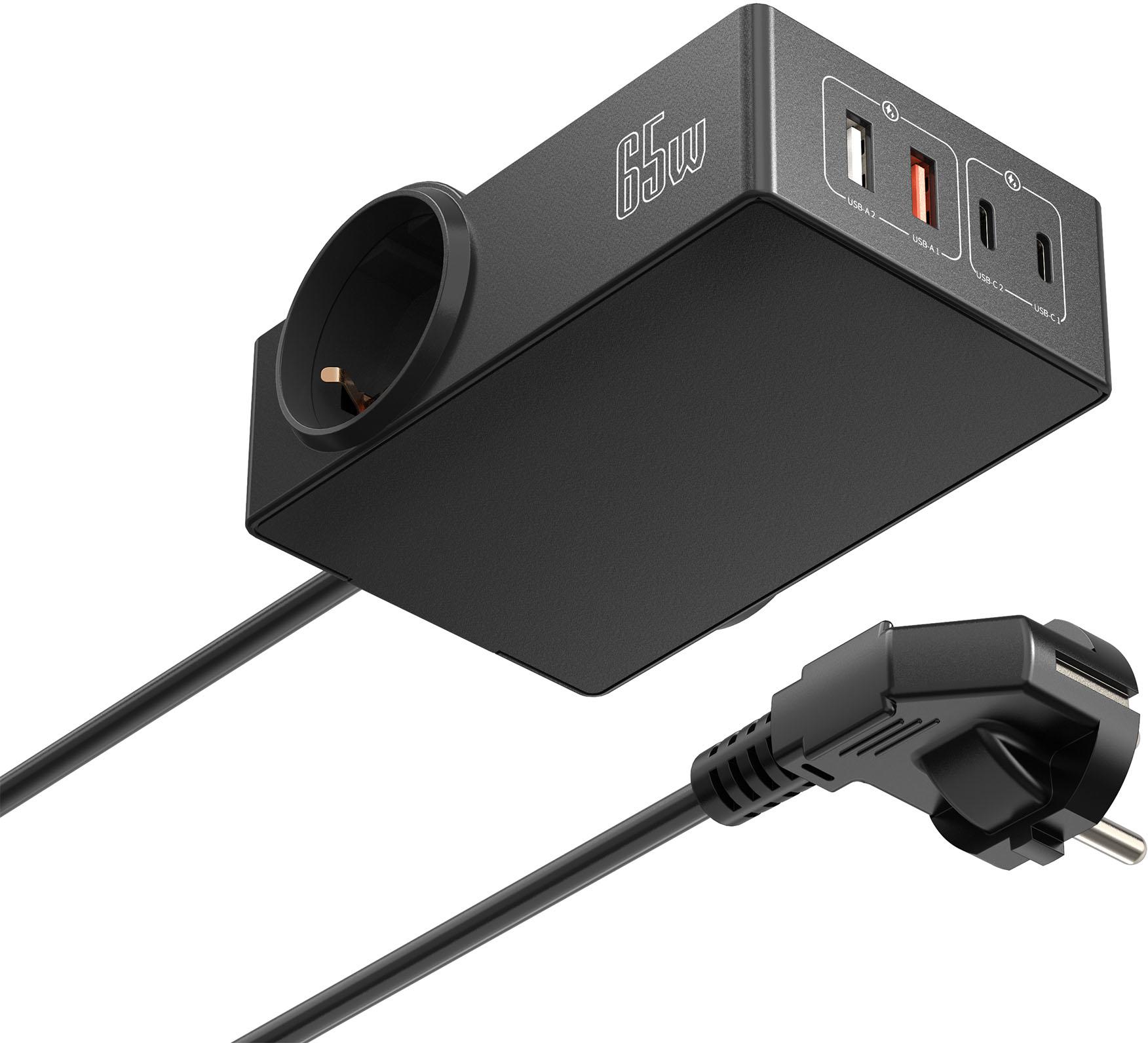 Ewent - Estação de Carregamento Ewent 65W USB GaN