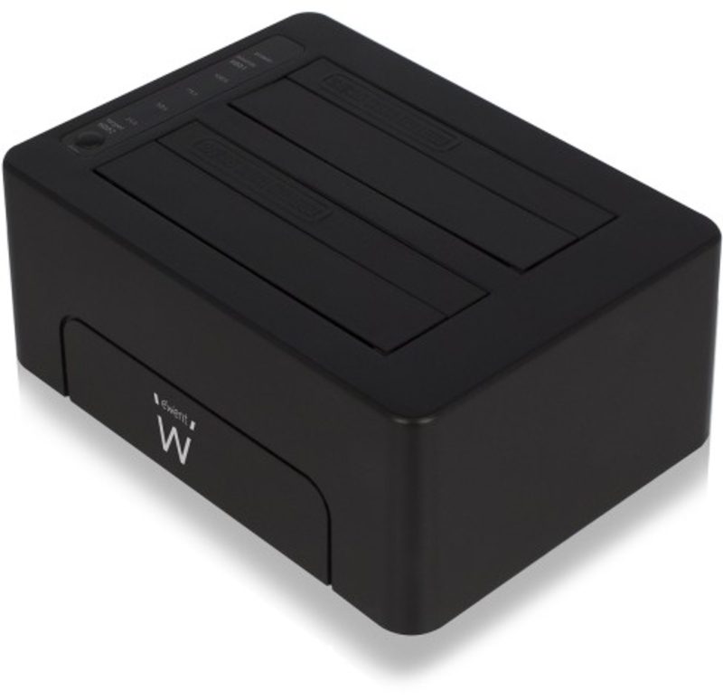 Ewent - Dock HDD Ewent para Dual SSD/HDD 3.5" ou 2.5" SATA USB3.1 Gen 1