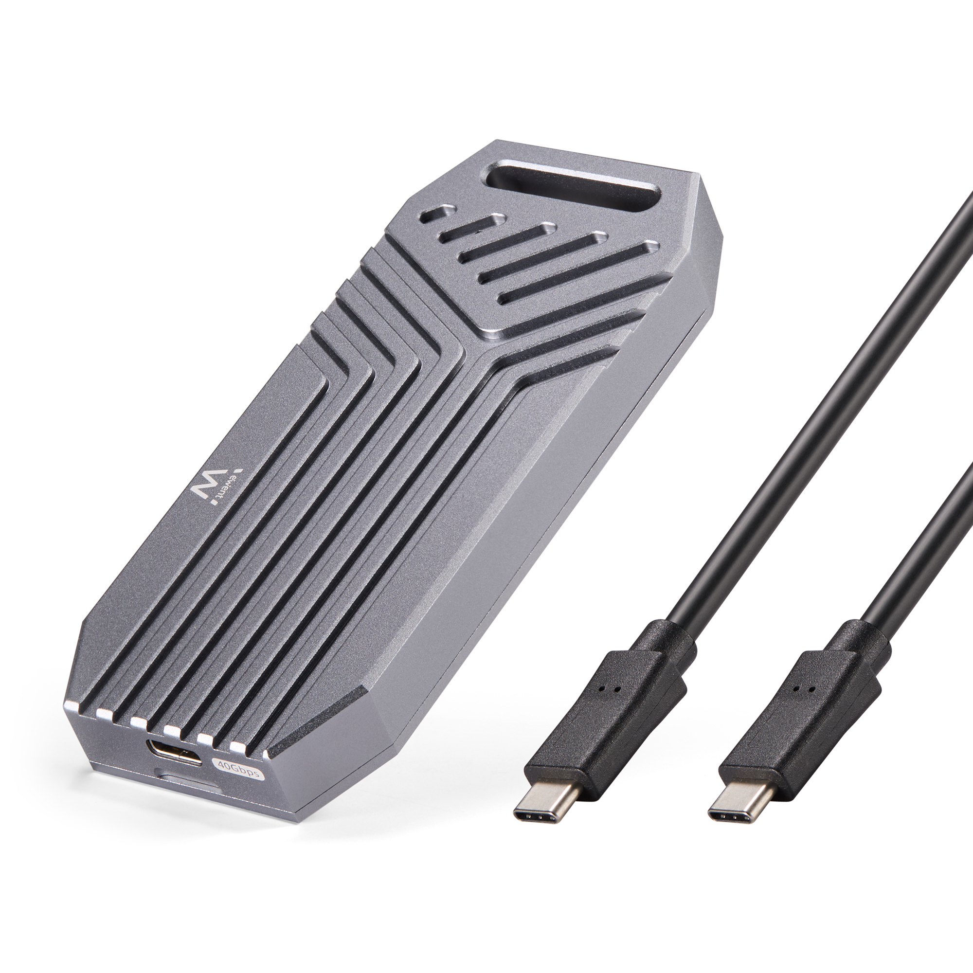 Picture of Picture of Caixa Externa M.2 Ewent EW7062 NVMe/PCIe USB-C 4 Cinza Screwless