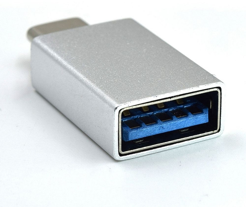Ewent - Adaptador Gigabit Ewent USB-C Macho > USB A Femea Prateado