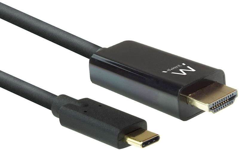Ewent - Cabo Conversor Ewent USB-C Macho > HDMI Macho 2 M Preto