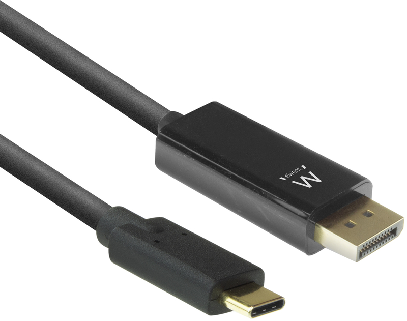 Ewent - Cabo Conversor USB-C > DisplayPort/Macho 4K/60Hz 2m