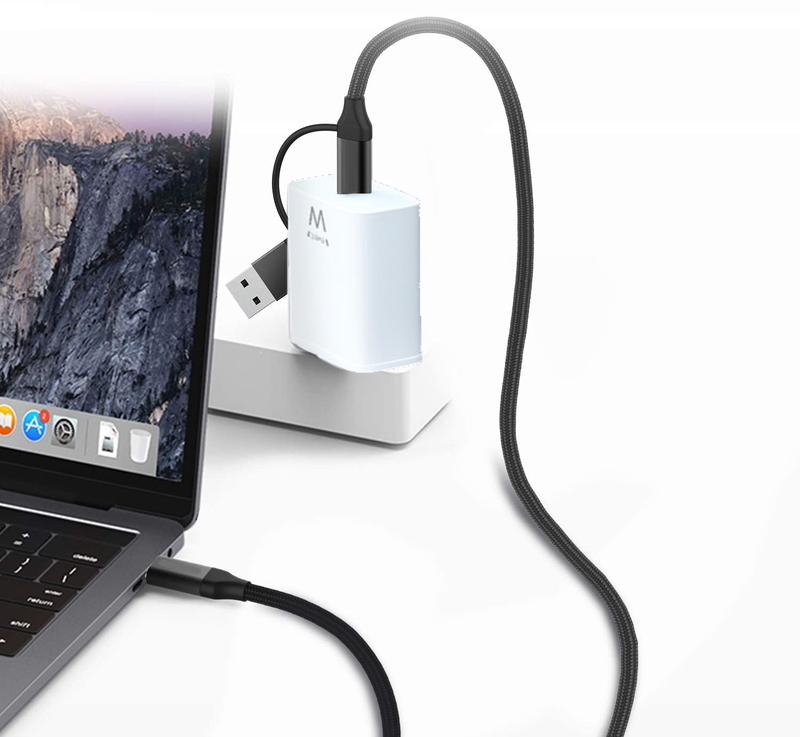 Ewent - Cabo de Carregamento Ewent EW9918 USB-C 2 em 1