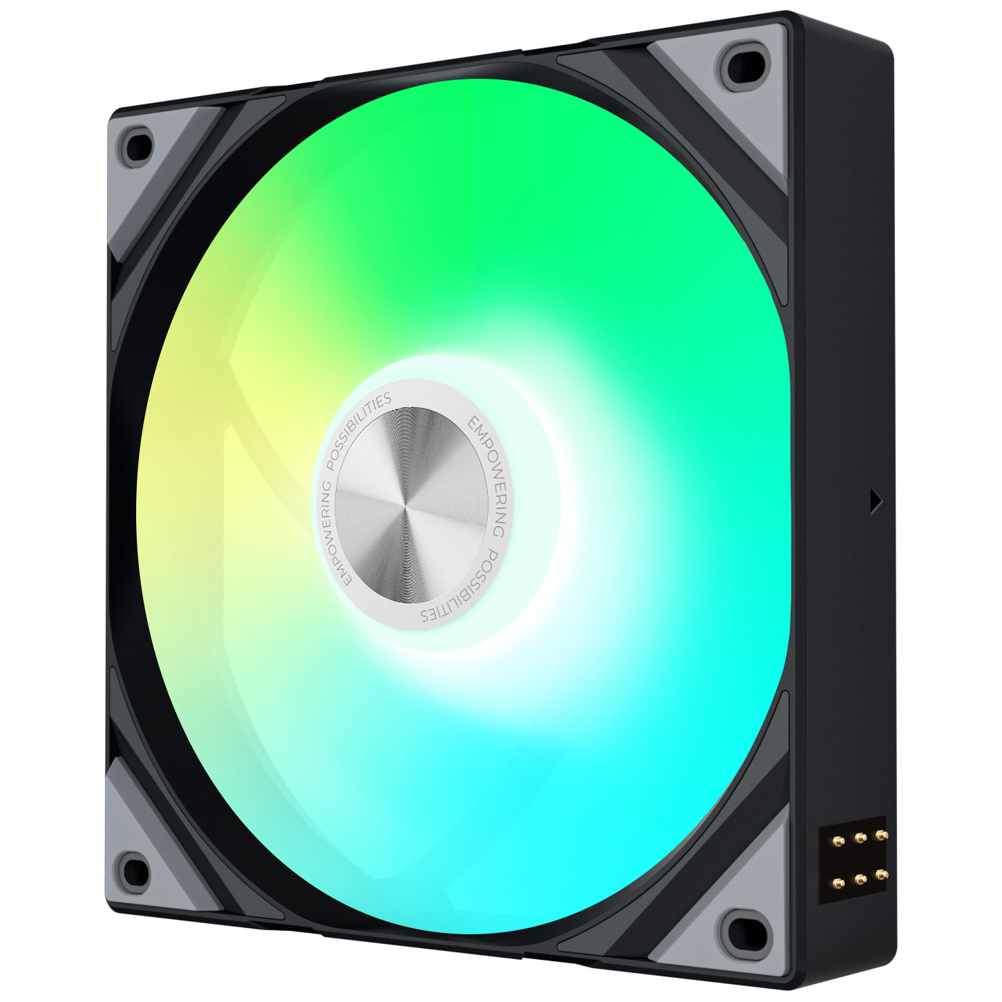 TRYX - Ventoinha TRYX Rota SL ARGB Preto 120mm Reverse Blade (Pack 3)