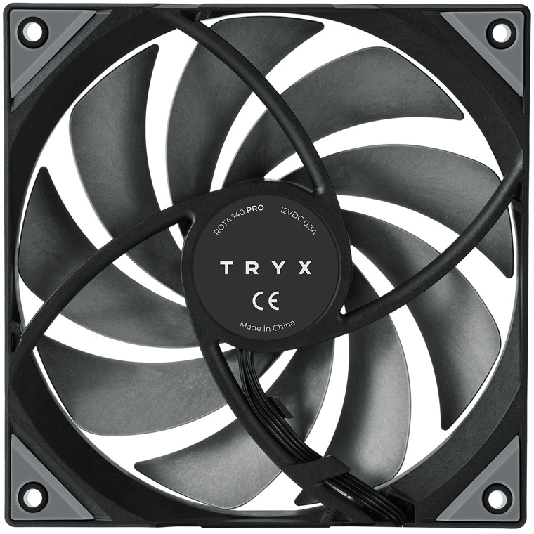 Picture of Picture of Ventoinha TRYX Rota Pro Preto 140mm