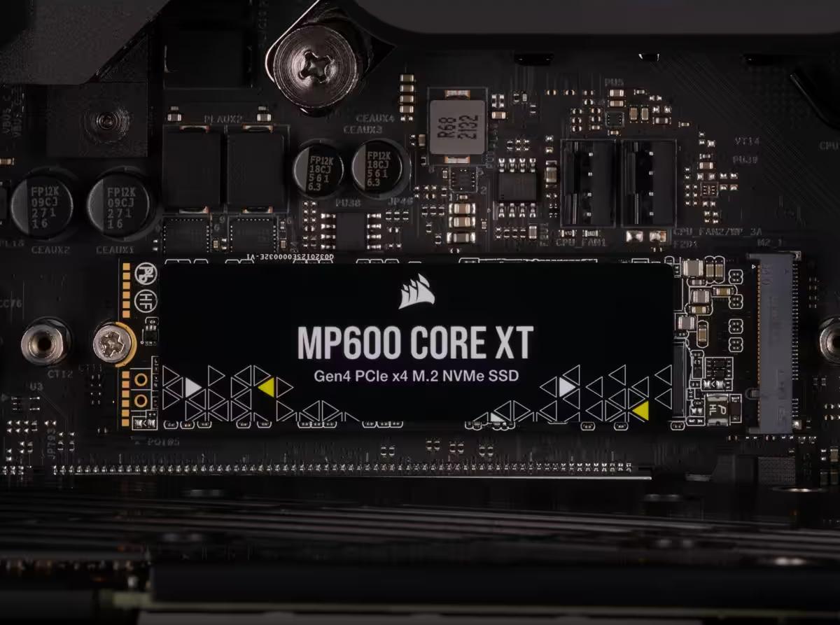 Corsair - SSD Corsair MP600 Core XT 1TB Gen4 M.2 NVMe (5000/3500MB/s)