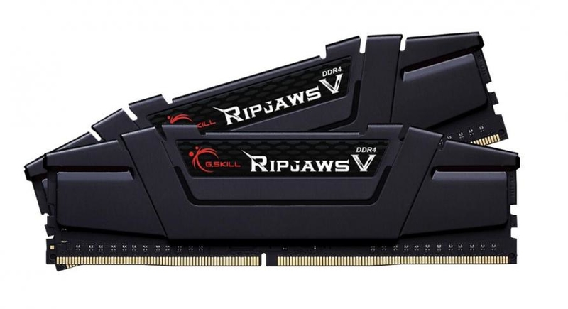 G.Skill - G.Skill Kit 32GB (2 x 16GB) DDR4 3200MHz Ripjaws V Black CL16