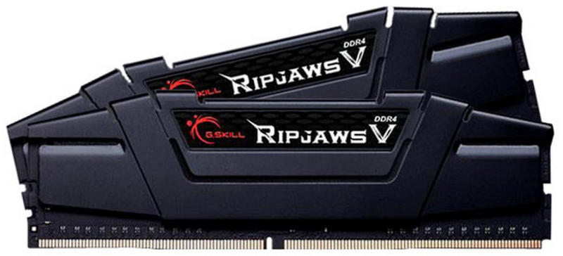 G.Skill - G.Skill Kit 32GB (2 x 16GB) DDR4 3600MHz Ripjaws V Black CL16