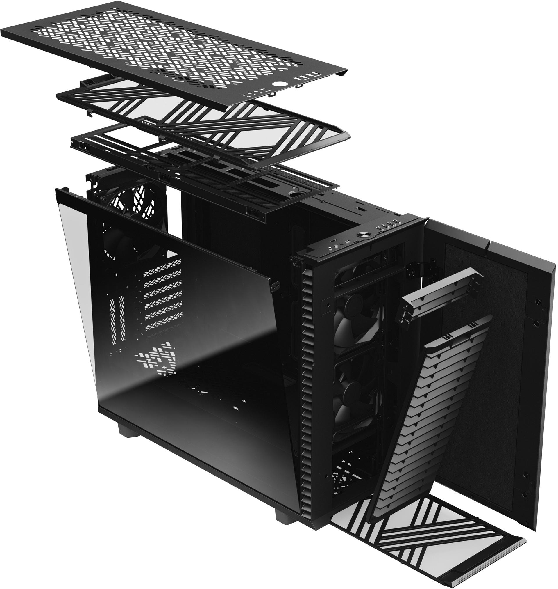 Fractal Design - Caixa E-ATX Fractal Design Define 7 Black TG Dark Tint