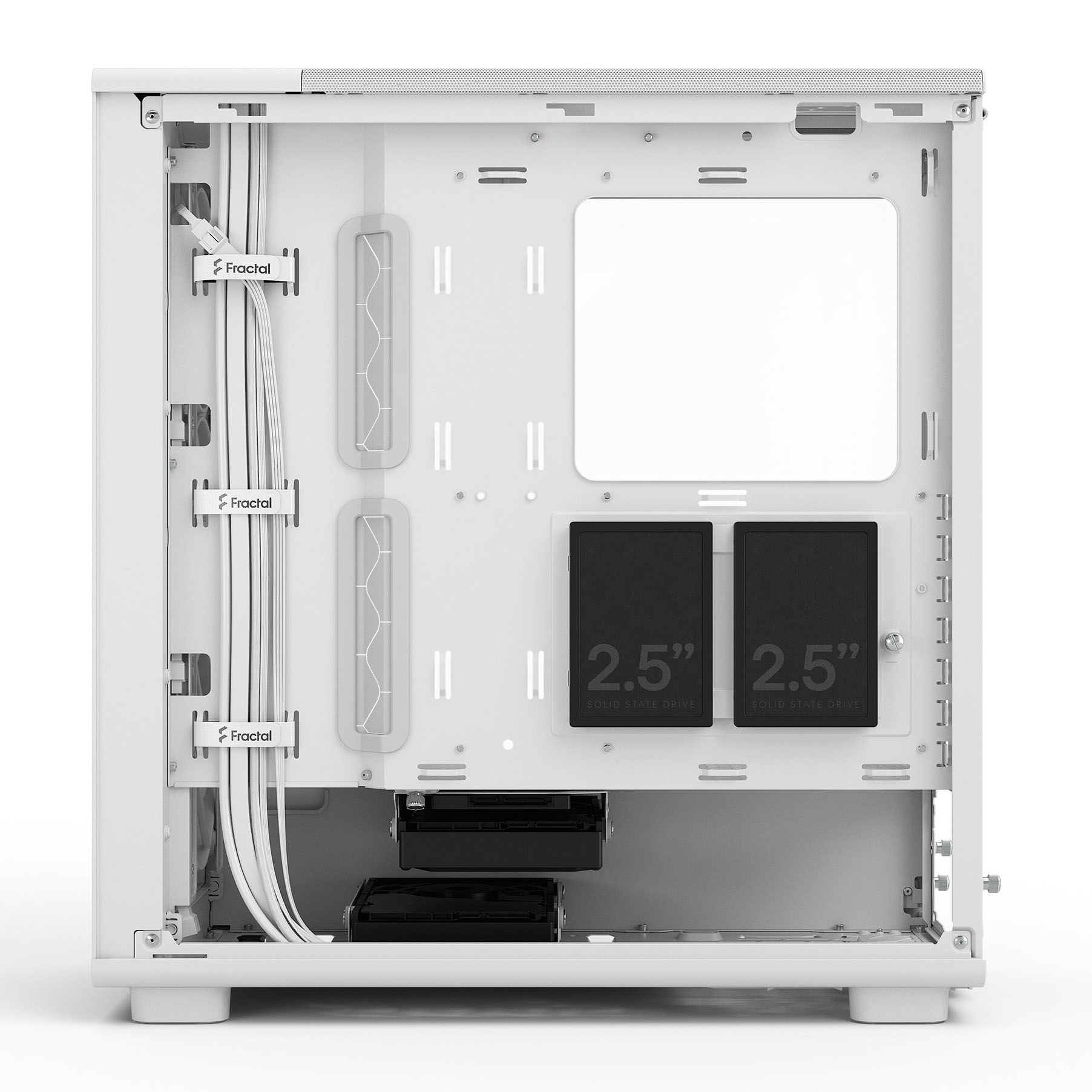 Fractal Design - Caixa ATX Fractal Design Epoch White Tempered Glass Light Tint