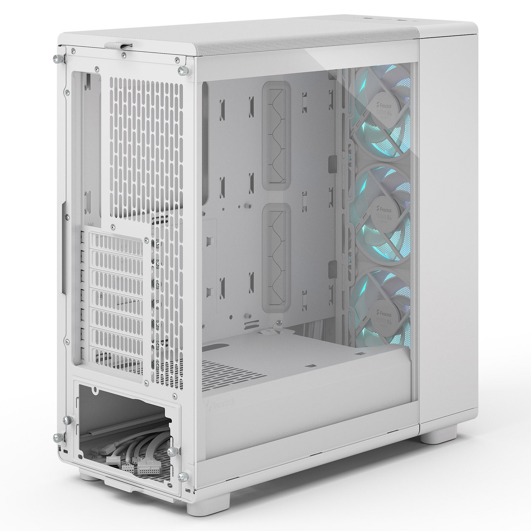 Fractal Design - Caixa ATX Fractal Design Epoch White Tempered Glass RGB Light Tint
