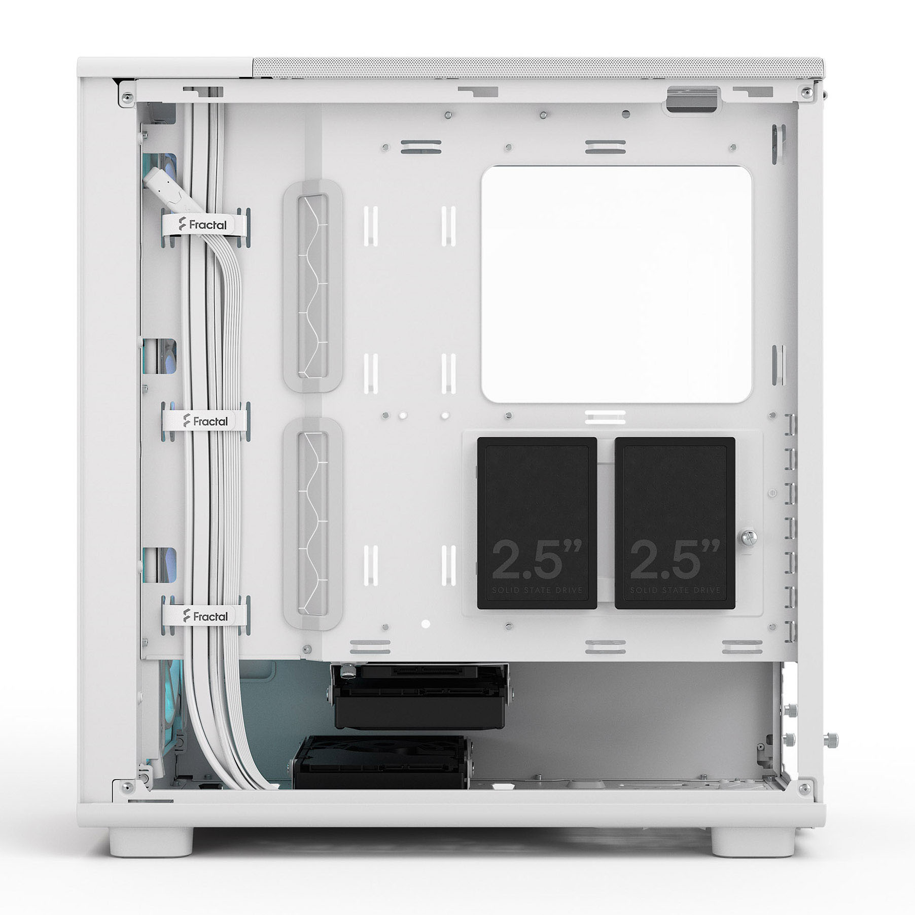 Fractal Design - Caixa ATX Fractal Design Epoch White Tempered Glass RGB Light Tint