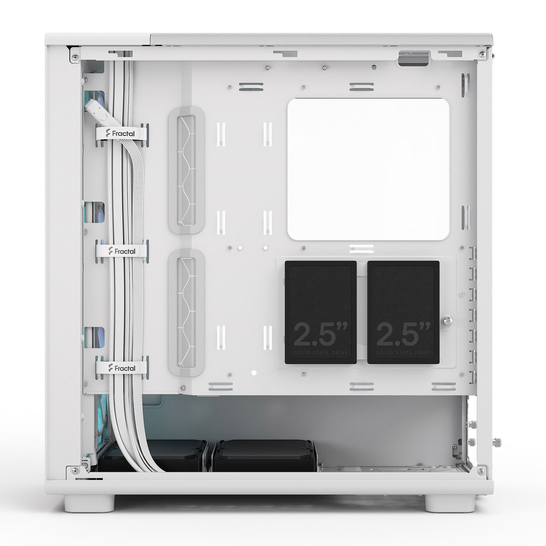 Fractal Design - Caixa ATX Fractal Design Epoch White Tempered Glass RGB Light Tint