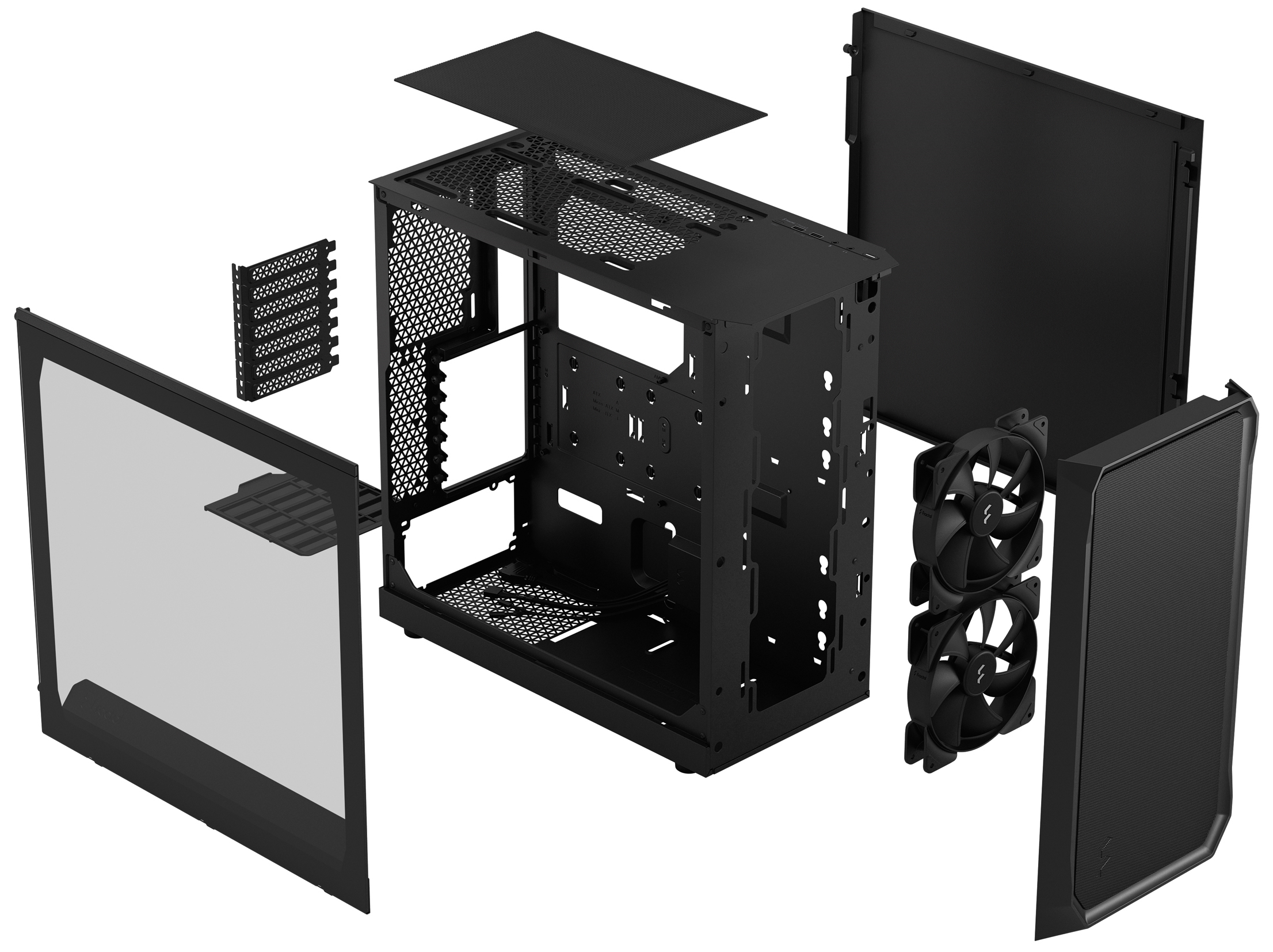 Fractal Design - Caixa ATX Fractal Design Focus 2 Black TG