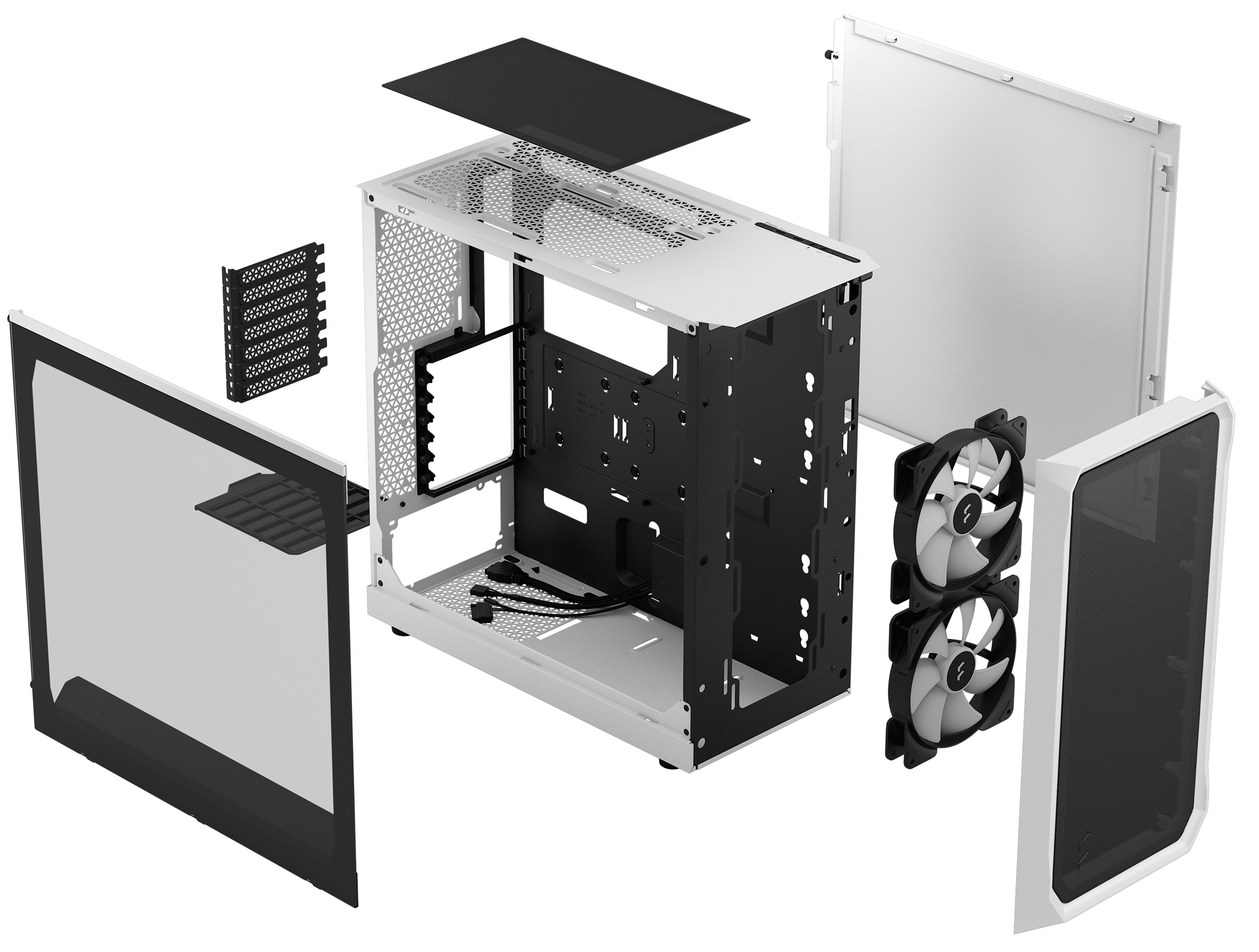 Fractal Design - Caixa ATX Fractal Design Focus 2 White RGB