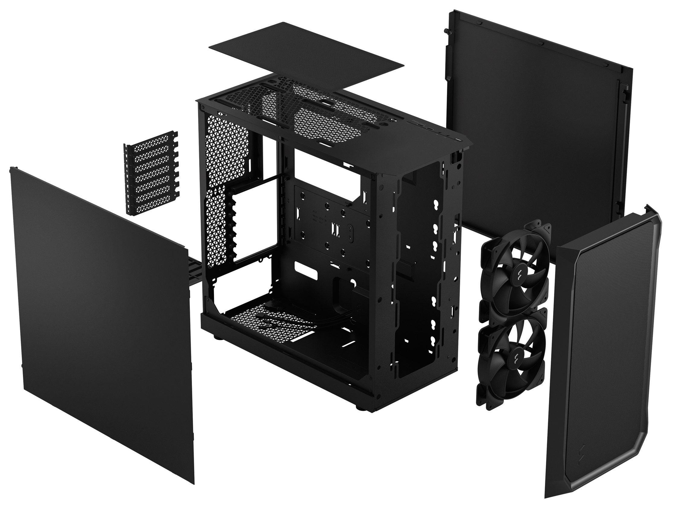 Fractal Design - Caixa ATX Fractal Design Focus 2 Black Solid