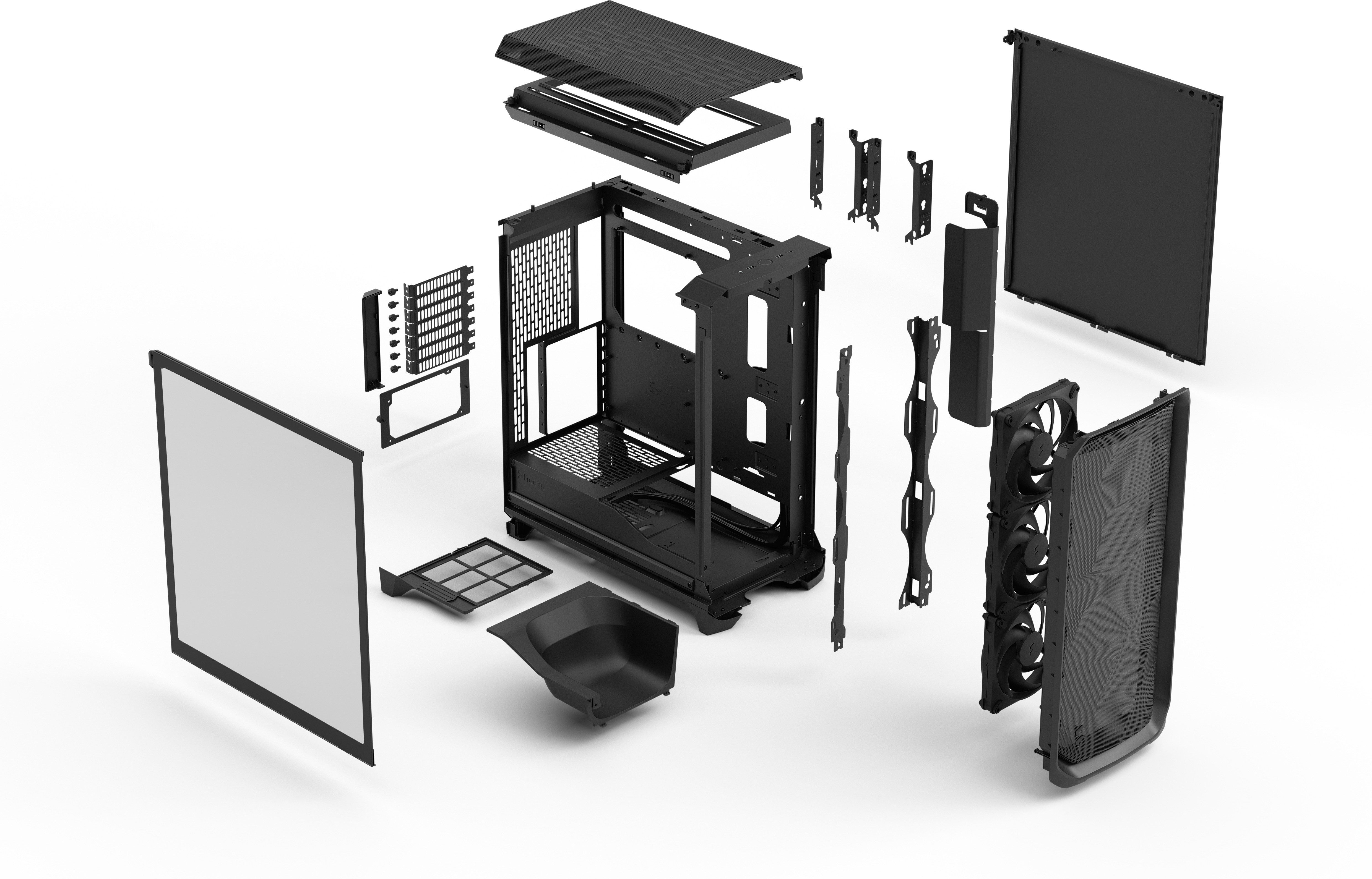 Fractal Design - Caixa E-ATX Fractal Design Meshify 3 Black TG Light Tint