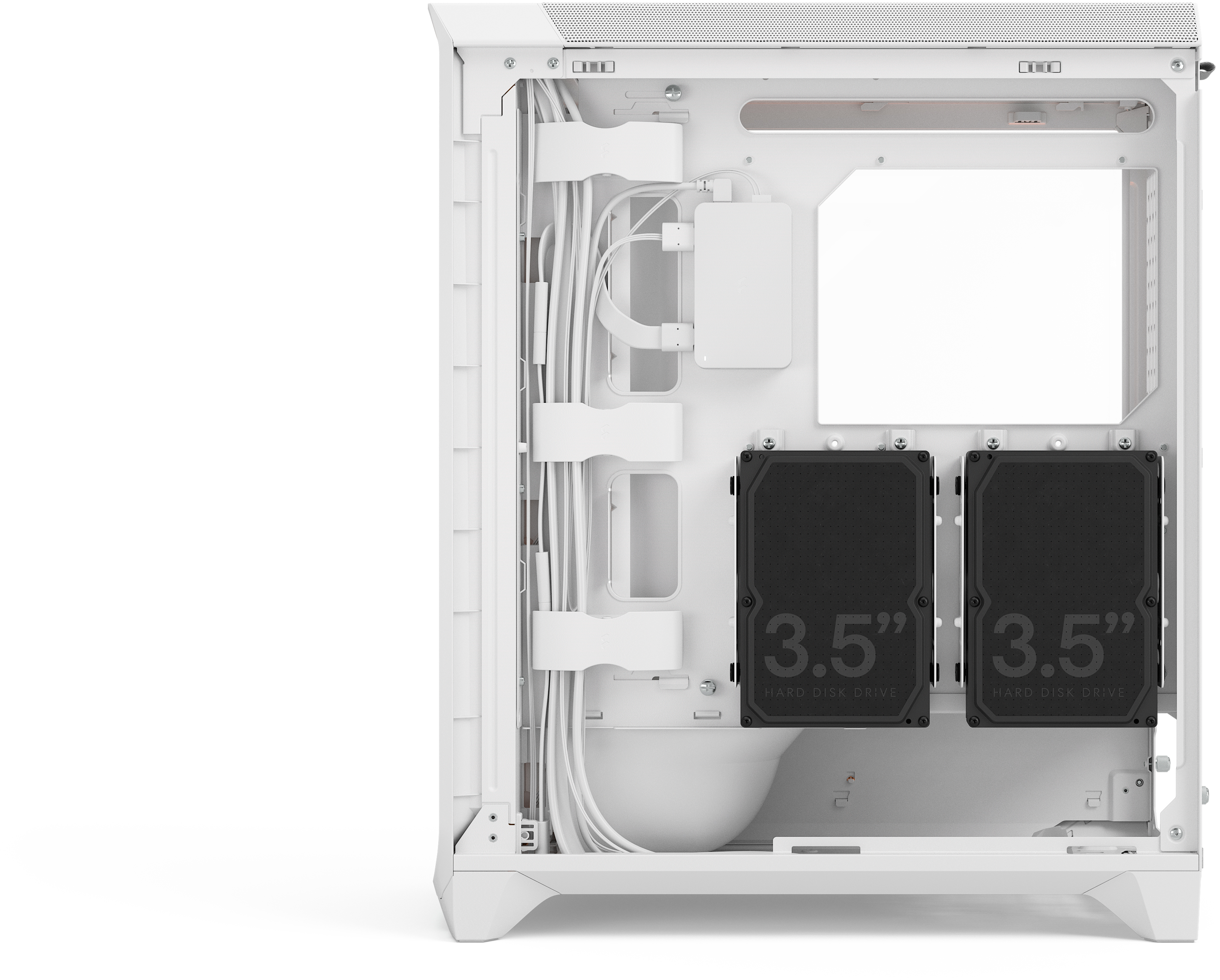 Fractal Design - Caixa E-ATX Fractal Design Meshify 3 Ambience Pro RGB Branca TG Clear Tint