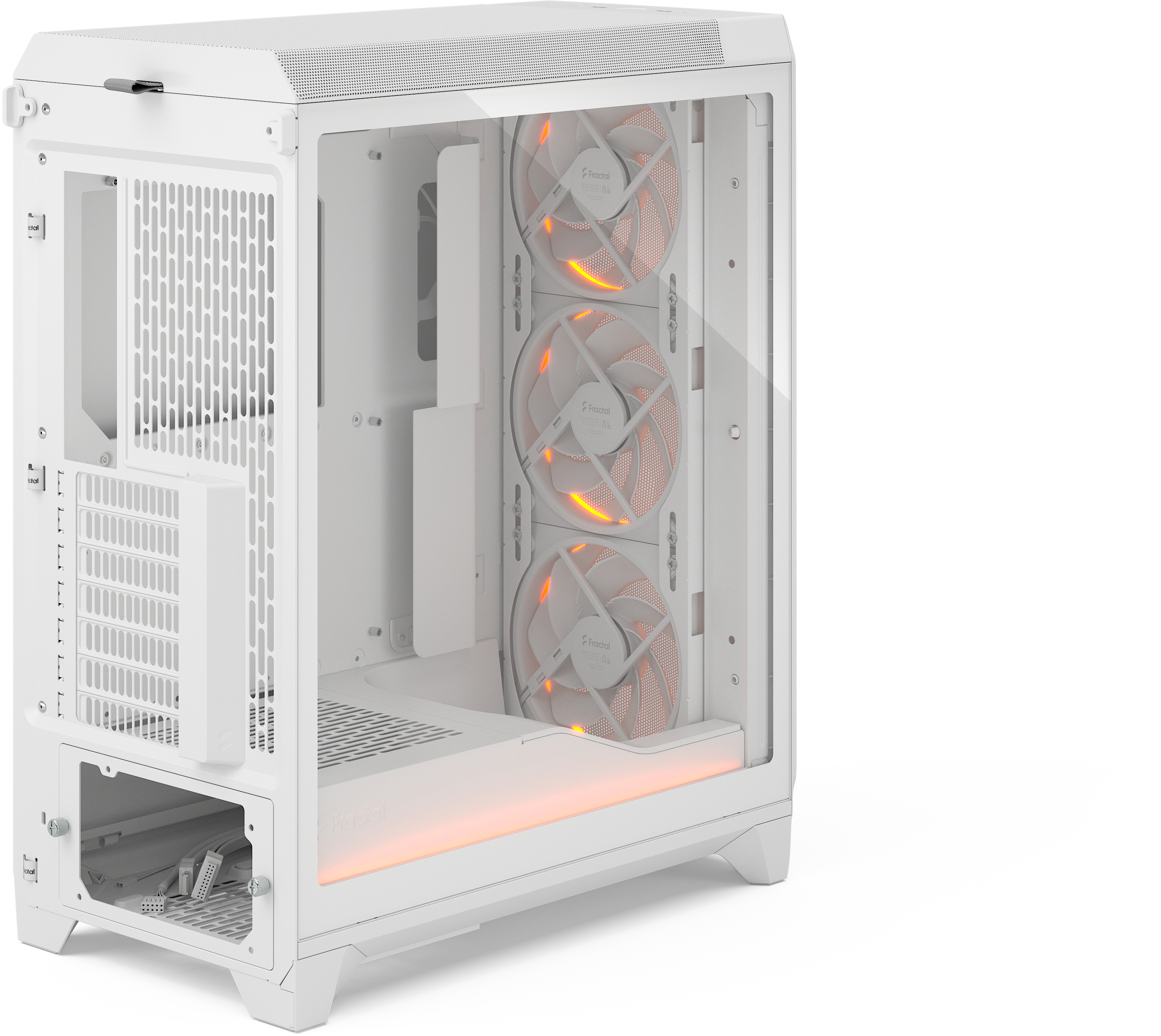 Fractal Design - Caixa E-ATX Fractal Design Meshify 3 Ambience Pro RGB Branca TG Clear Tint