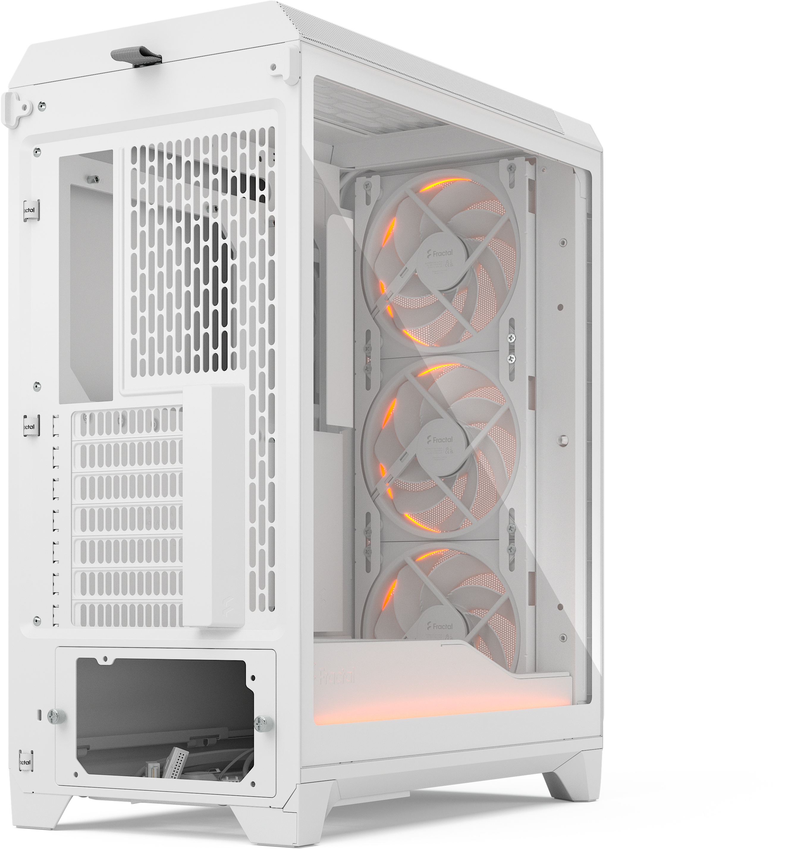 Fractal Design - Caixa E-ATX Fractal Design Meshify 3 Ambience Pro RGB Branca TG Clear Tint