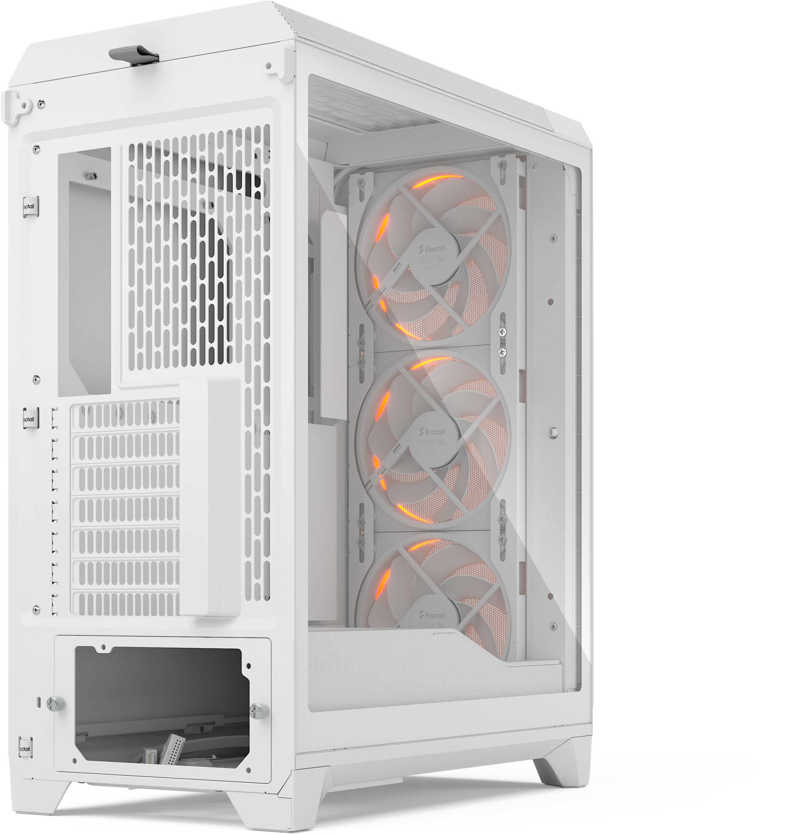 Fractal Design - Caixa E-ATX Fractal Design Meshify 3 Branca RGB TG Light Tint